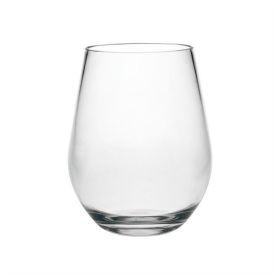 Oval Halo Tritan Glasses Drinking Set of 4 Hi Ball (20oz), Plastic Drinking Glasses, BPA Free Cocktail Glasses, Drinkware Set, Plastic Water Tumblers