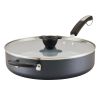 Farberware Disney Ceramic Nonstick 4.5 Quart Saute Pan with Lid, Black