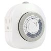 Hyper Tough Indoor Analog Timer, Double Grounded Outlet