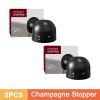 2/3 Pack Vacuum Red Wine Bottle Cap Stopper Silicone Sealed Champagne Leak-proof Retain Freshness Wine Plug Gift for Wine Lovers