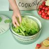 Vegetable Fruit Dehydrator Salad Useful Multifunctional Household Quickly Dryer Basket Shake Plastic Kitchen Tool Spinner