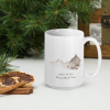 Misty Peaks Coffee Mug - Dreamy Mountain Watercolor Art